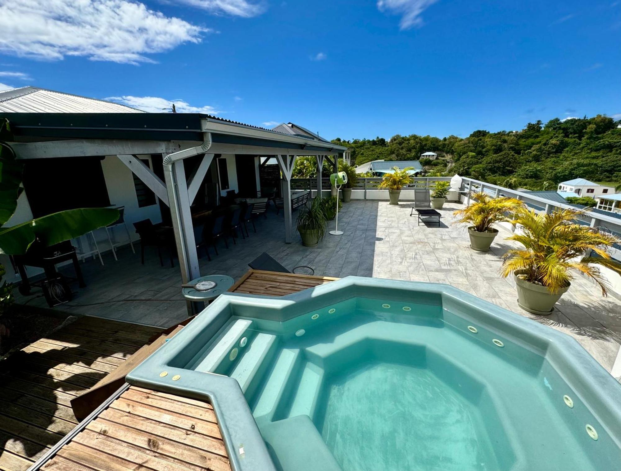 Villa Les Terrasses De Fonds Thezan 圣安尼 外观 照片