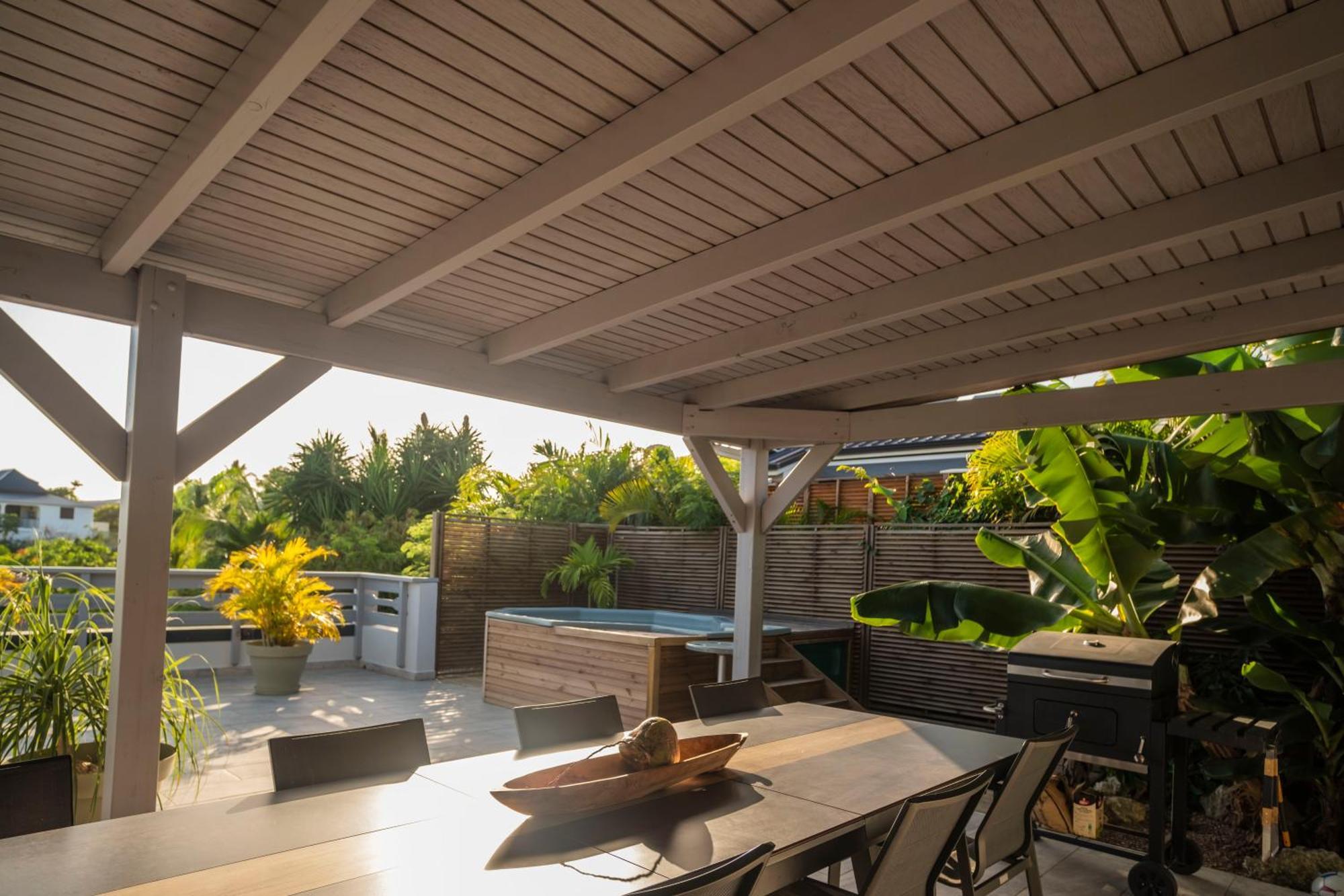 Villa Les Terrasses De Fonds Thezan 圣安尼 外观 照片
