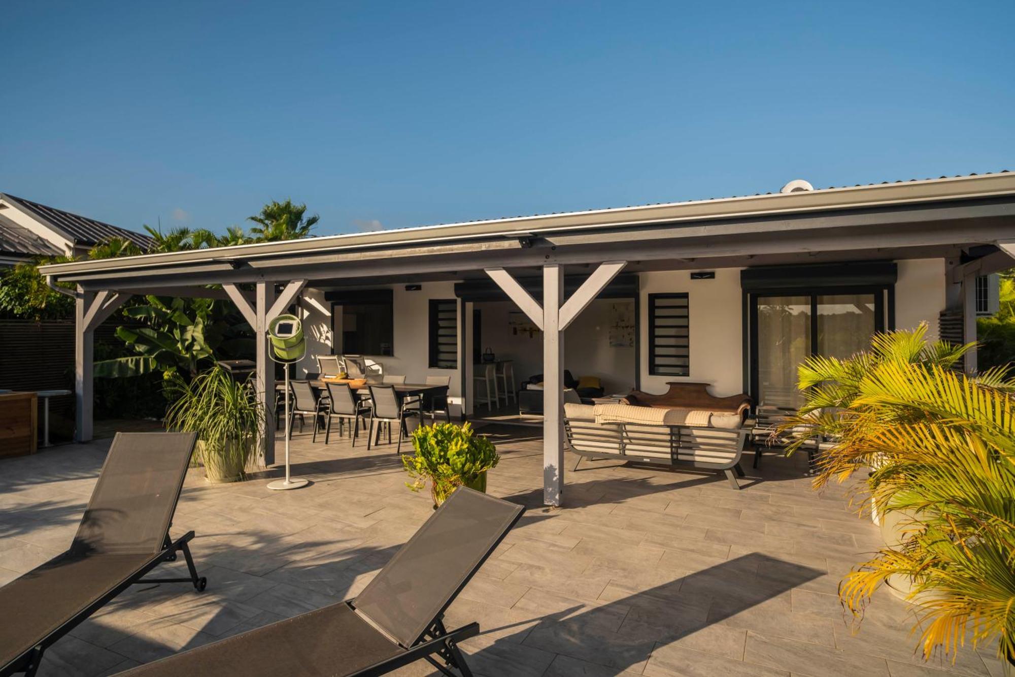 Villa Les Terrasses De Fonds Thezan 圣安尼 外观 照片